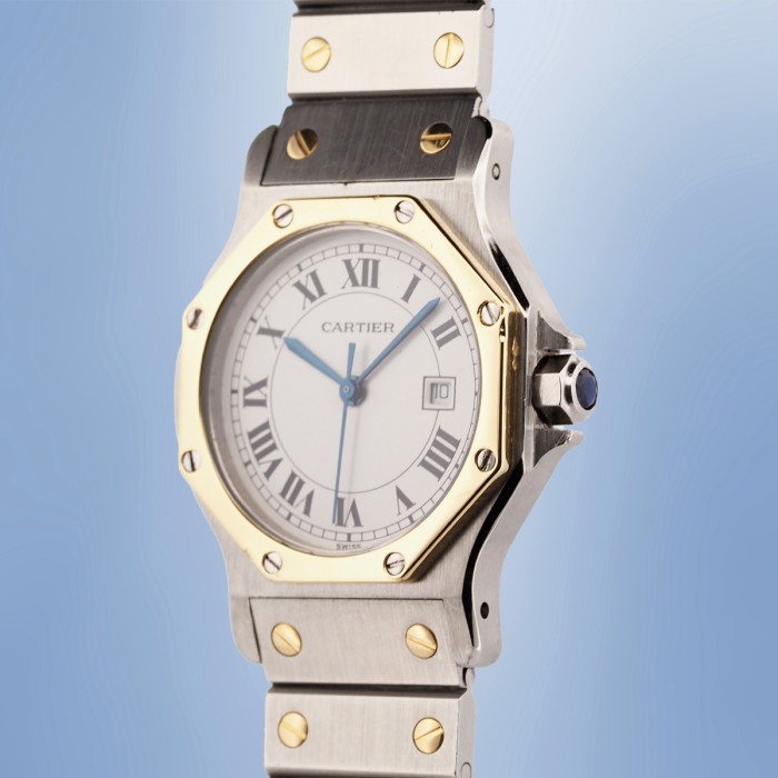 Cartier - Santos Octogonal Automatic Spider Circa 1990 Réf. 2966