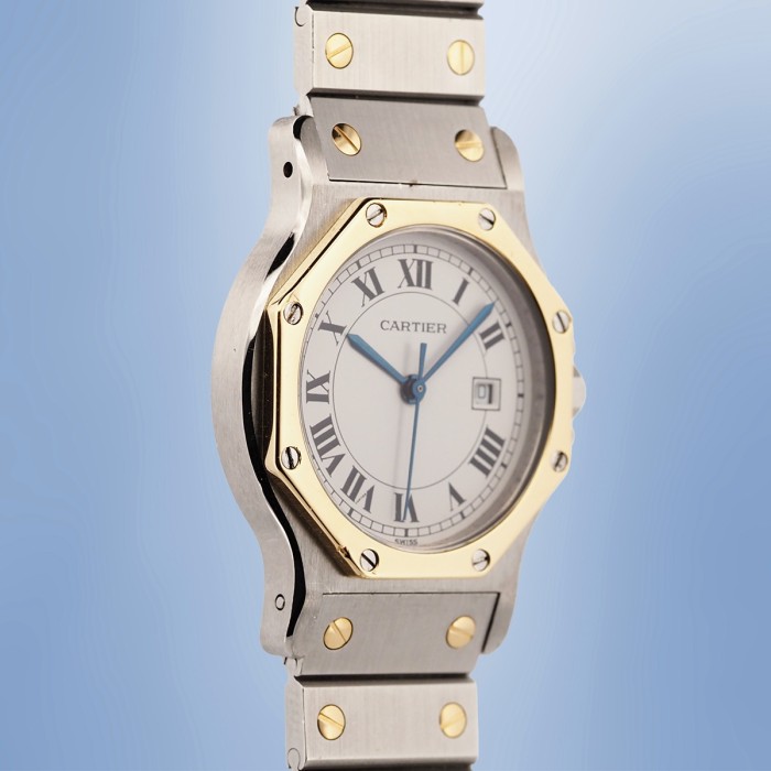 Cartier - Santos Octogonal Automatic Spider Circa 1990 Réf. 2966