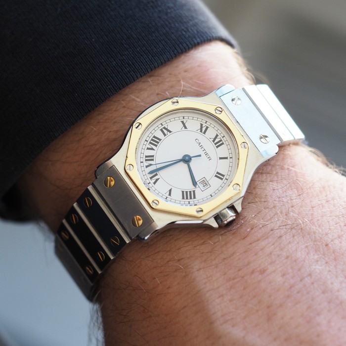 Cartier - Santos Octogonal Automatic Spider Circa 1990 Réf. 2966