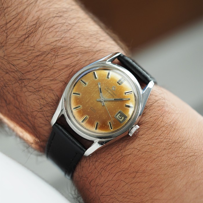 Certina - DS Automatic Vintage Boîtier Huguenin Frères Circa 1965 Réf. 5801 112