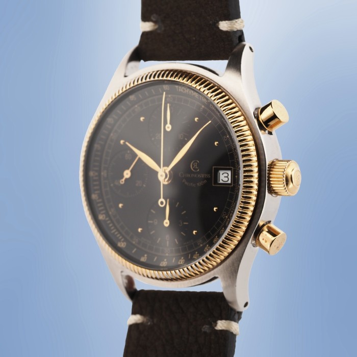 ChronoSwiss - Pacific Chronograph Date Automatic Vintage Circa 1995 Réf. CH7514