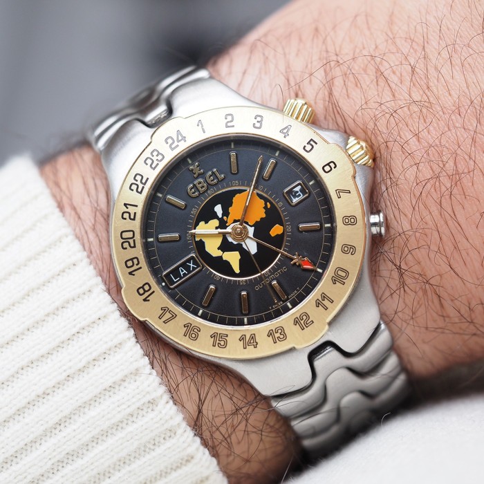 Ebel - Sportwave Meridian GMT WorldTimer Circa 2000 Réf. E6122641