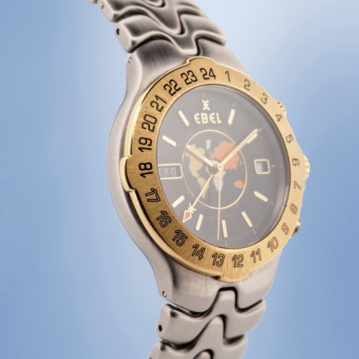Ebel - Sportwave Meridian GMT WorldTimer Circa 2000 Réf. E6122641