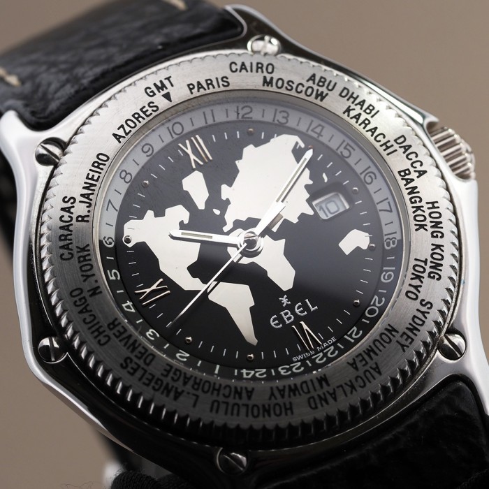 Ebel - Voyager World Time Automatic avec boîte et papiers Réf. 9124913