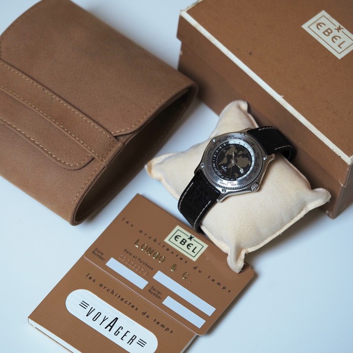 Ebel - Voyager World Time Automatic avec boîte et papiers Réf. 9124913