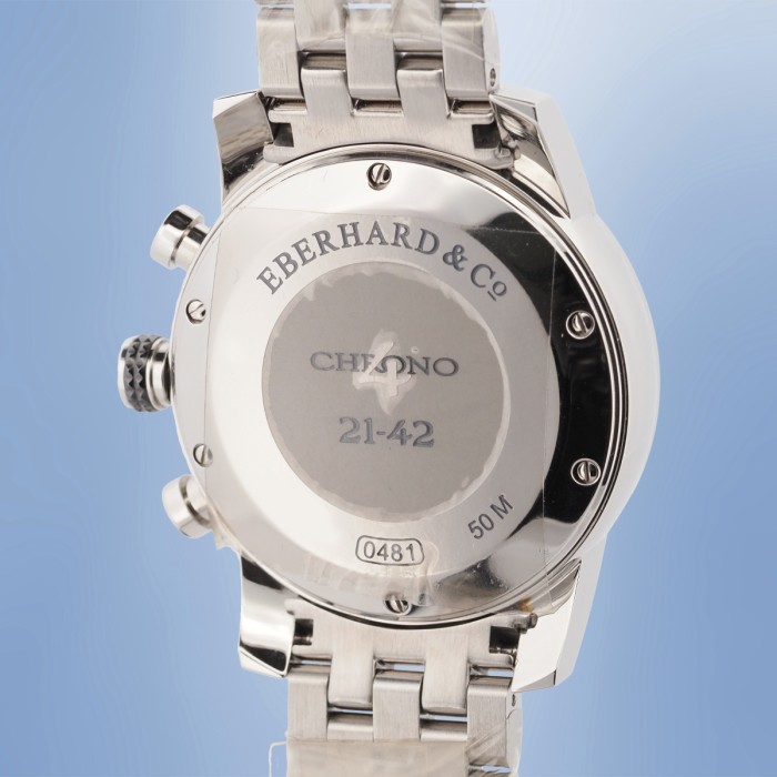 Eberhard - Chrono 4 "21-42" Automatic Chronograph 4 Counters Circa 2025 Full Set Réf. 31073.12 CA99