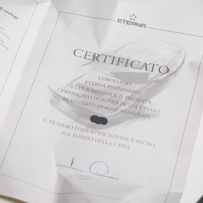 Eterna - N.O.S. Pininfarina Automatic Limited Edition Full Set Réf. 1504.41