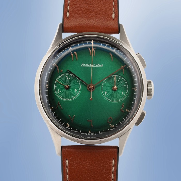 Excelsior Park - x Perpétuel 52nd UAE National Day Limited Edition Green Chronograph Circa 2023 Full Set Réf. 52nd UAE
