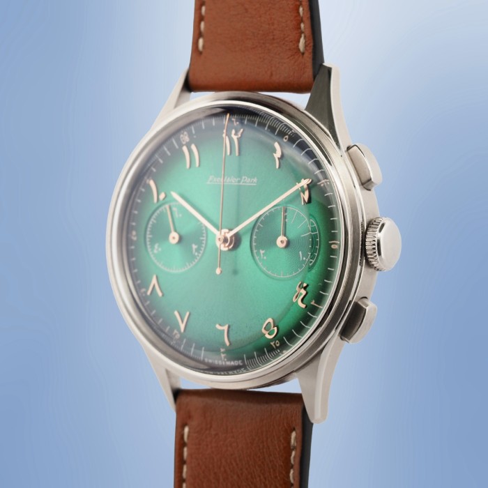 Excelsior Park - x Perpétuel 52nd UAE National Day Limited Edition Green Chronograph Circa 2023 Full Set Réf. 52nd UAE