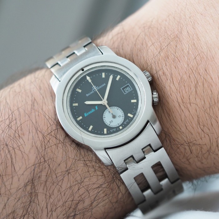 Baume & Mercier - Formula S Monopusher Chronograph Circa 1990 Réf. MV 04 F 007