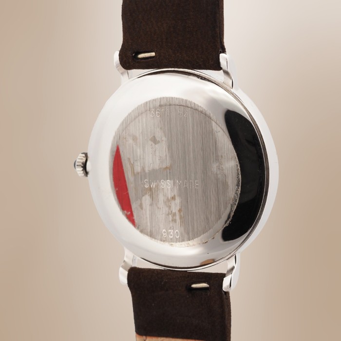 Favre Leuba - Vintage "Coffee Dial" Remontage Mécanique Circa 1980 Réf. 3611-52