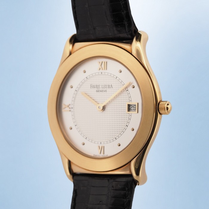 Favre Leuba - Classic Vintage Plaqué Or Circa 1980 Réf. 10129-11