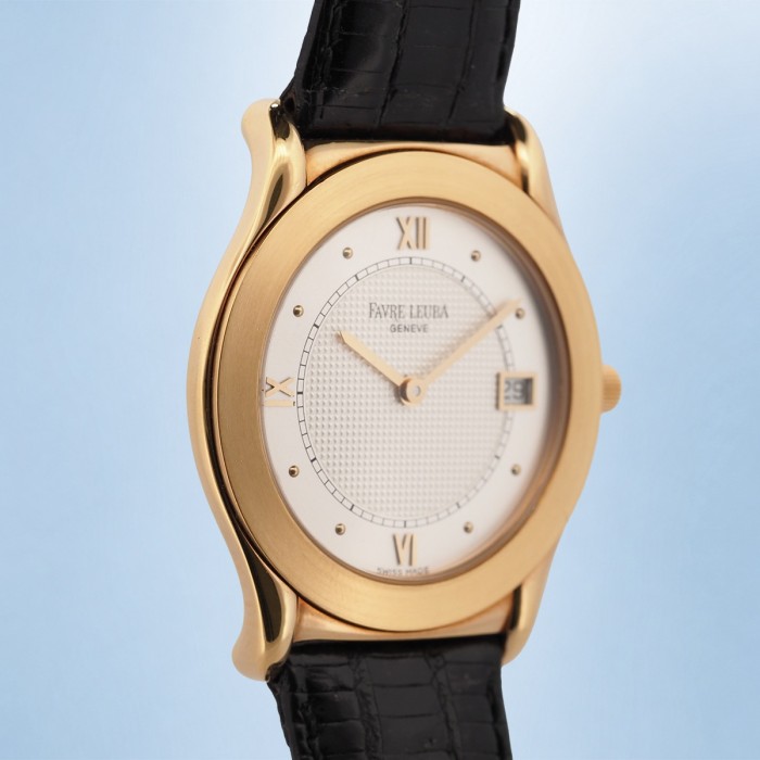 Favre Leuba - Classic Vintage Plaqué Or Circa 1980 Réf. 10129-11