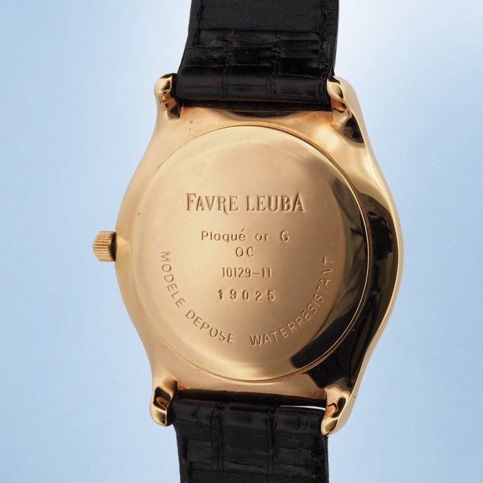 Favre Leuba - Classic Vintage Plaqué Or Circa 1980 Réf. 10129-11