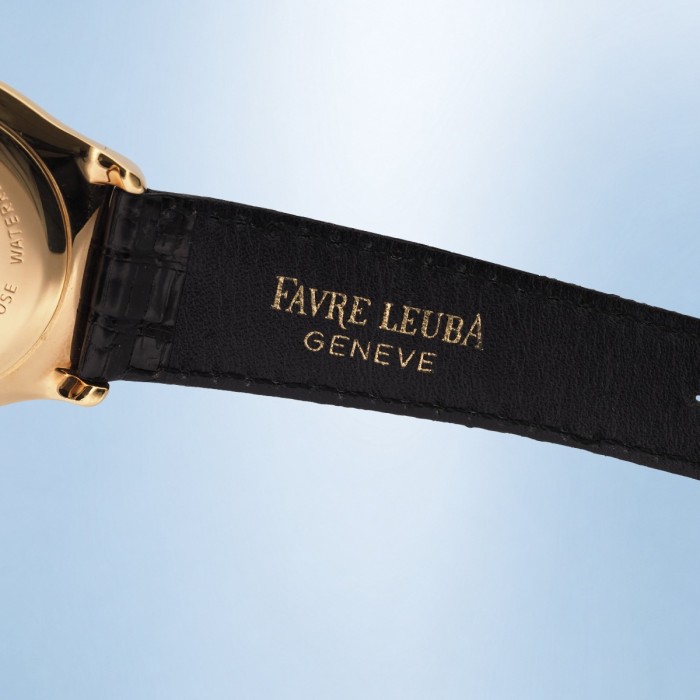 Favre Leuba - Classic Vintage Plaqué Or Circa 1980 Réf. 10129-11