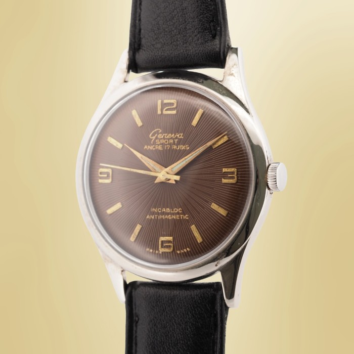 Geneva Sport - Vintage Remontage Mécanique Circa 1950 