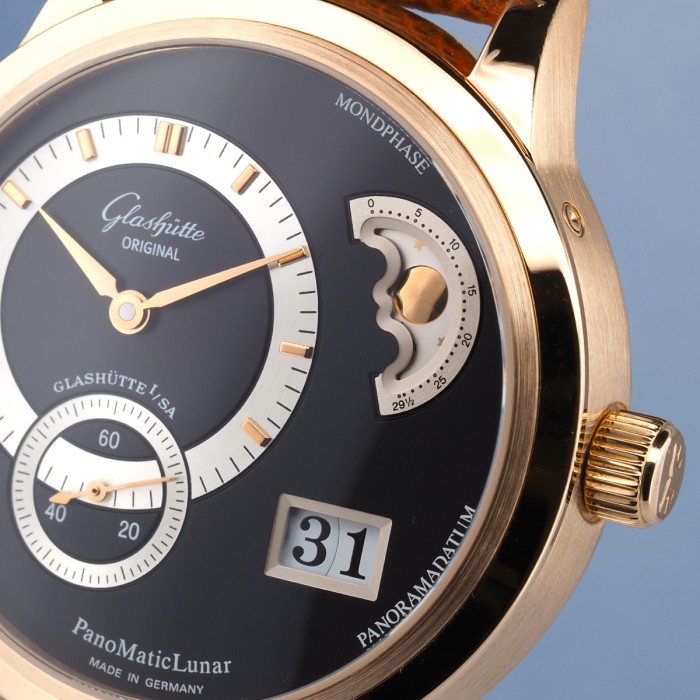 Glashütte Original - PanoMaticLunar Or rouge 18cts Full Set