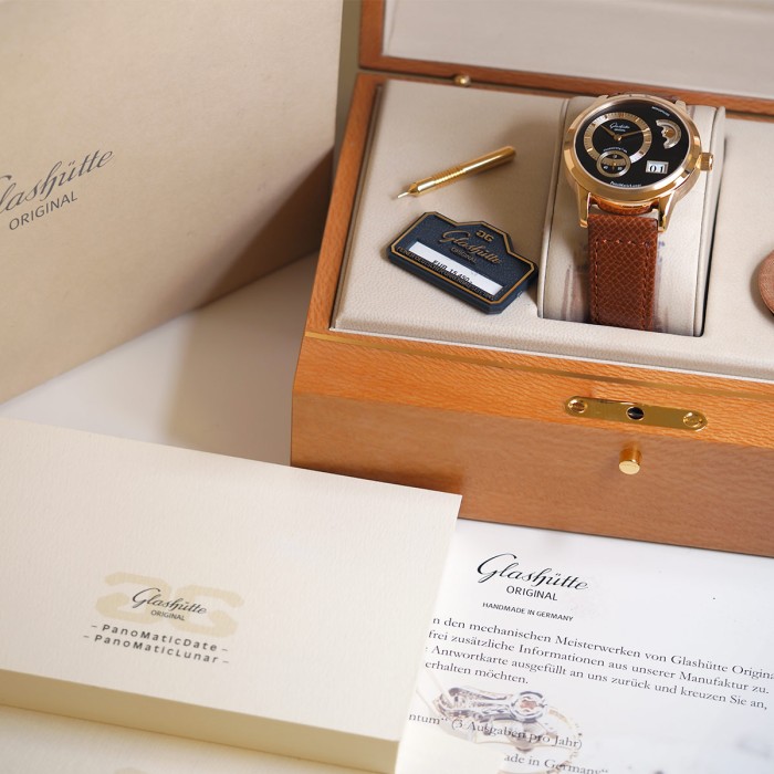 Glashütte Original - PanoMaticLunar Or rouge 18cts Full Set
