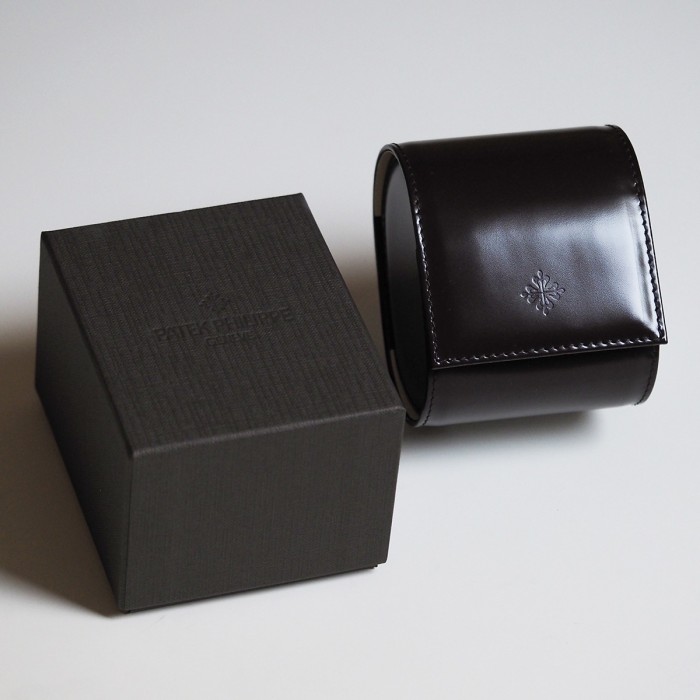 Patek Philippe - Watch Roll en cuir neuf brun glossy