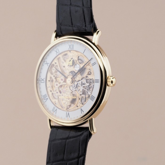GMT - Gold Collection Montre Squelette en Or Jaune 18cts