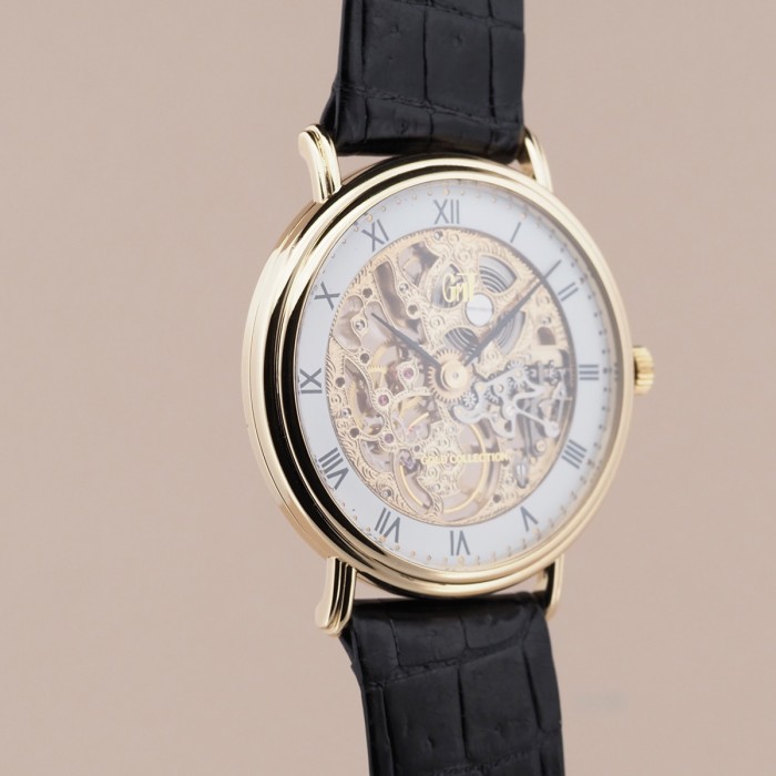 GMT - Gold Collection Montre Squelette en Or Jaune 18cts