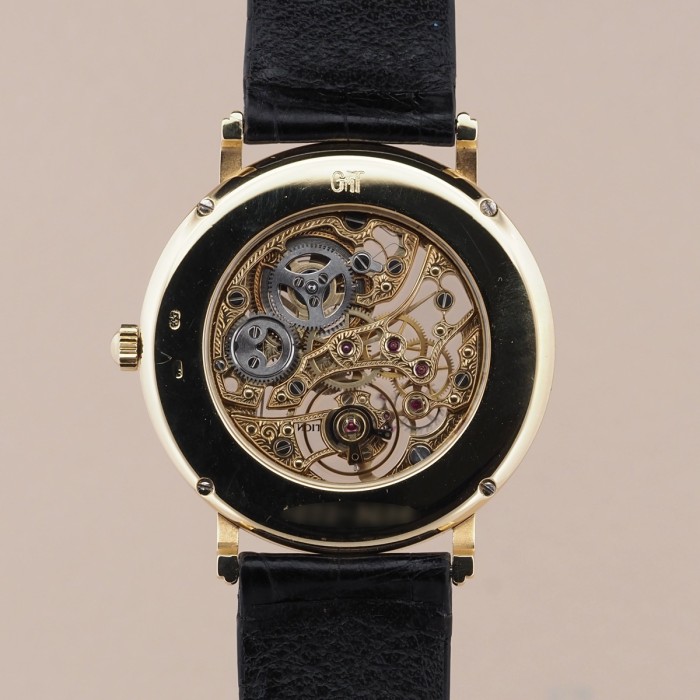 GMT - Gold Collection Montre Squelette en Or Jaune 18cts