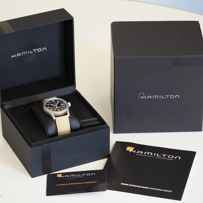 Hamilton - Khaki Field Officer Mechanical Full Set Réf. H694190