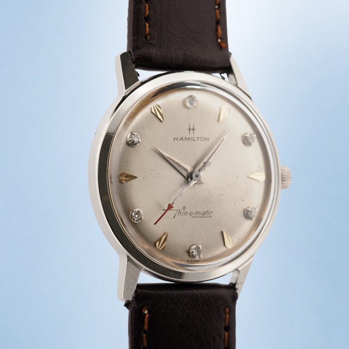 Hamilton - Thin-O-Matic "Diamond Dial" Microrotor Cal. Buren 1000 Vintage Circa 1960