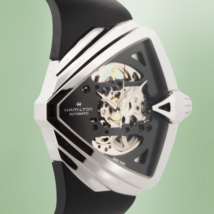 Hamilton - Shaped Ventura XXL Skeleton Automatic Circa 2021 Réf. H24625330
