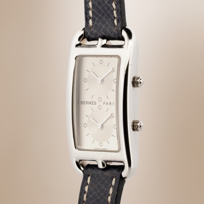 Hermès - Cape Cod "Dual Time" Quartz Circa 2010 Réf. CC3-210