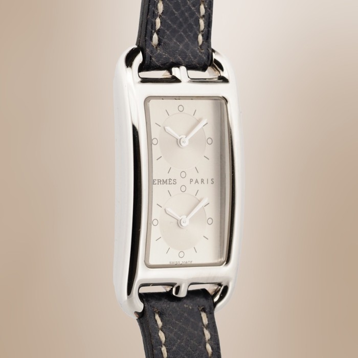 Hermès - Cape Cod "Dual Time" Quartz Circa 2010 Réf. CC3-210