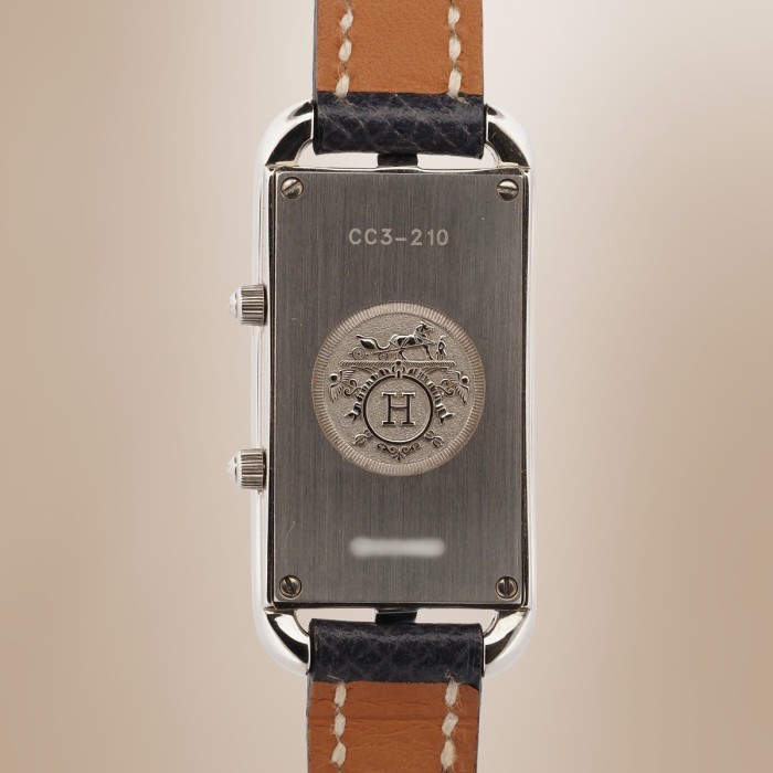 Hermès - Cape Cod "Dual Time" Quartz Circa 2010 Réf. CC3-210