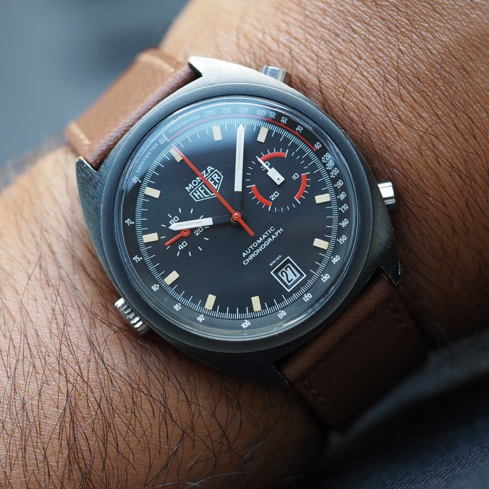Heuer - Monza Automatic Chronograph Vintage Circa 1975 Réf. 150.501