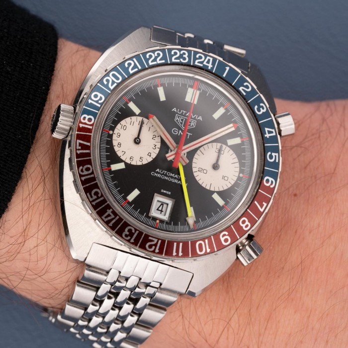 Heuer - Autavia GMT Réf. 1163 Mk1
