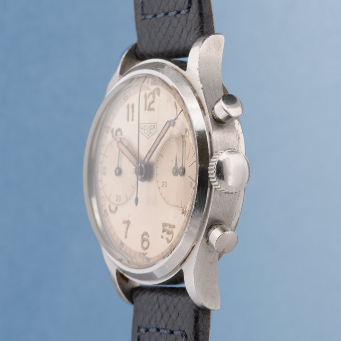 Heuer - Big Eyes Chronographe vintage réf. 5408