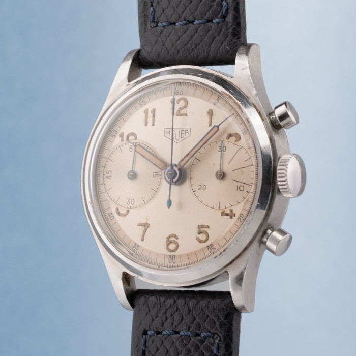 Heuer - Big Eyes Chronographe vintage réf. 5408