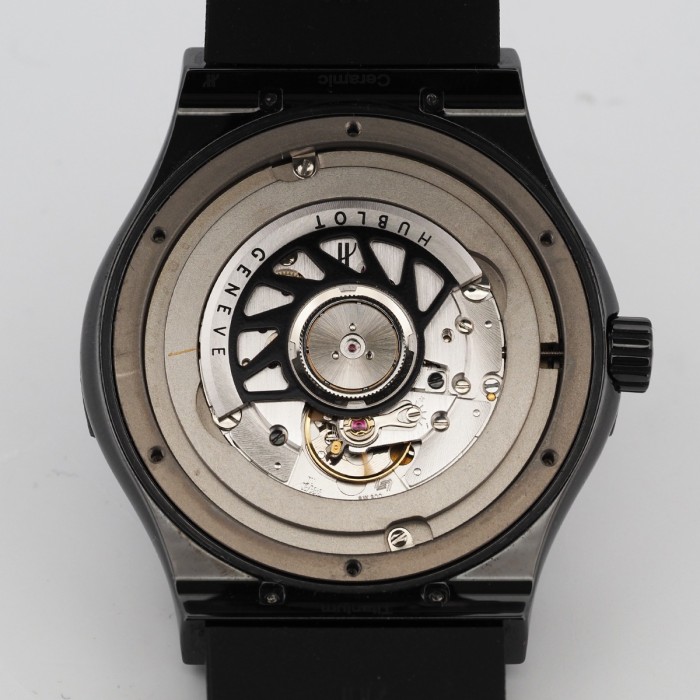 Hublot - Classic Fusion Big Bang All Black Automatic Titanium & Ceramic Limited Edition 500 pc. Circa 2008 Full Set Réf. 501.CM.1110.RX