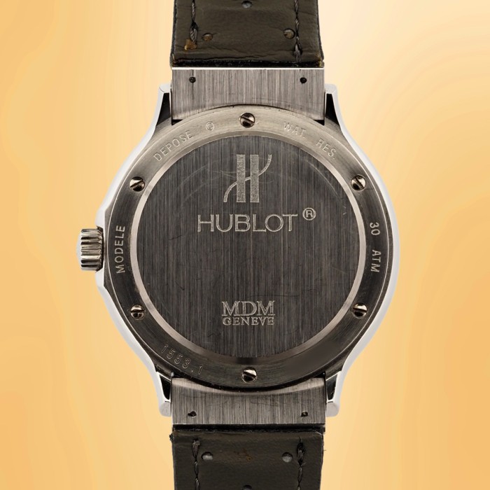 Hublot - Classic MDM Professional Vintage Original Circa 1990 Full Set Réf. 1553.1