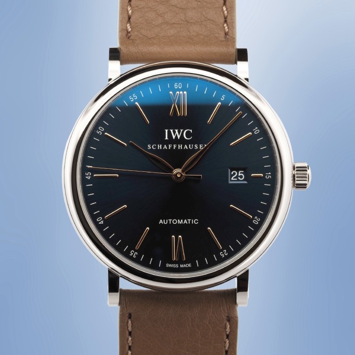 IWC - Portofino Automatic Blue Full Set Circa 2023 Réf. IW356523