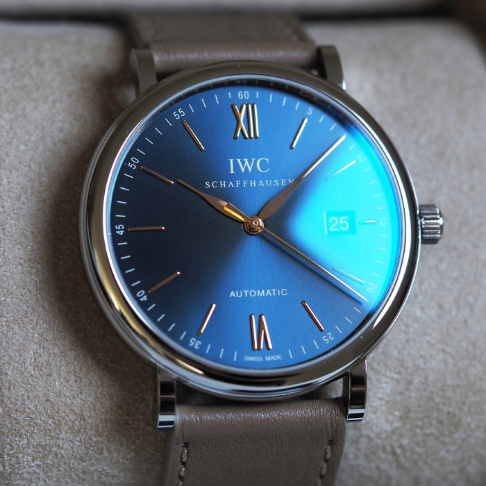IWC - Portofino Automatic Blue Full Set Circa 2023 Réf. IW356523