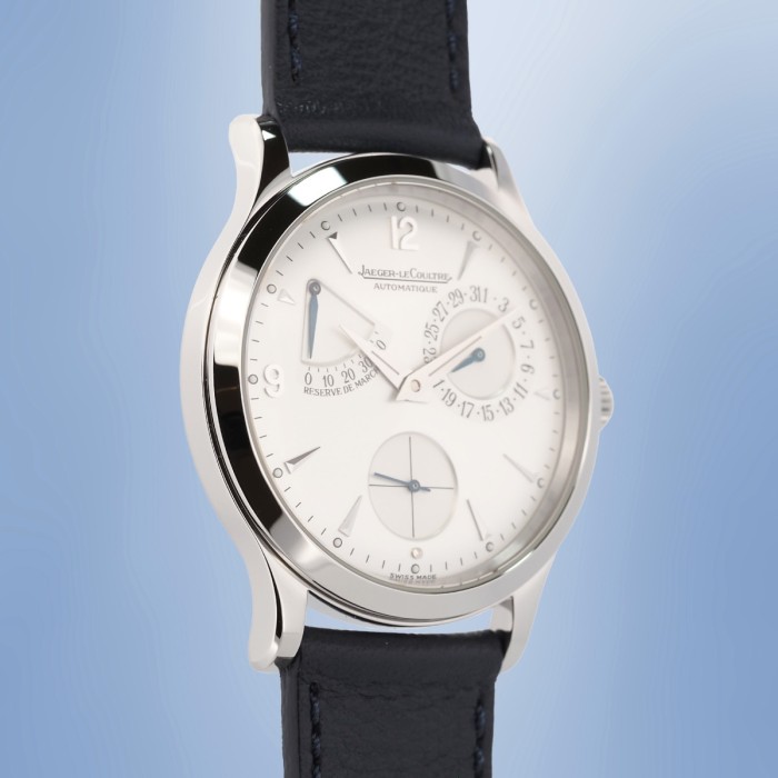 Jaeger-LeCoultre - Master Control 1000 Hours Réserve de Marche et Date avec boîte d'origine Réf.140.8.93 S 