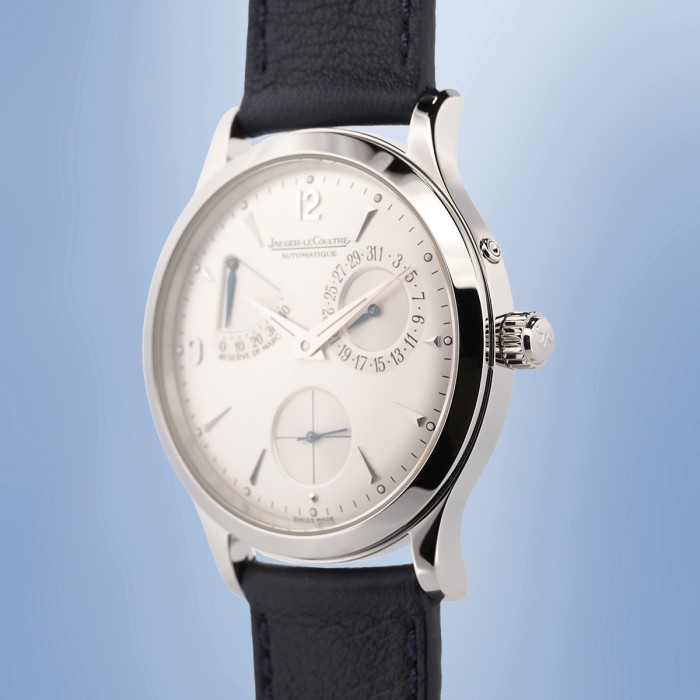 Jaeger-LeCoultre - Master Control 1000 Hours Réserve de Marche et Date avec boîte d'origine Réf.140.8.93 S 