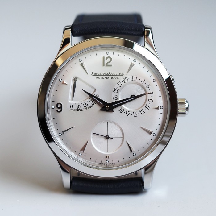 Jaeger-LeCoultre - Master Control 1000 Hours Réserve de Marche et Date avec boîte d'origine Réf.140.8.93 S 