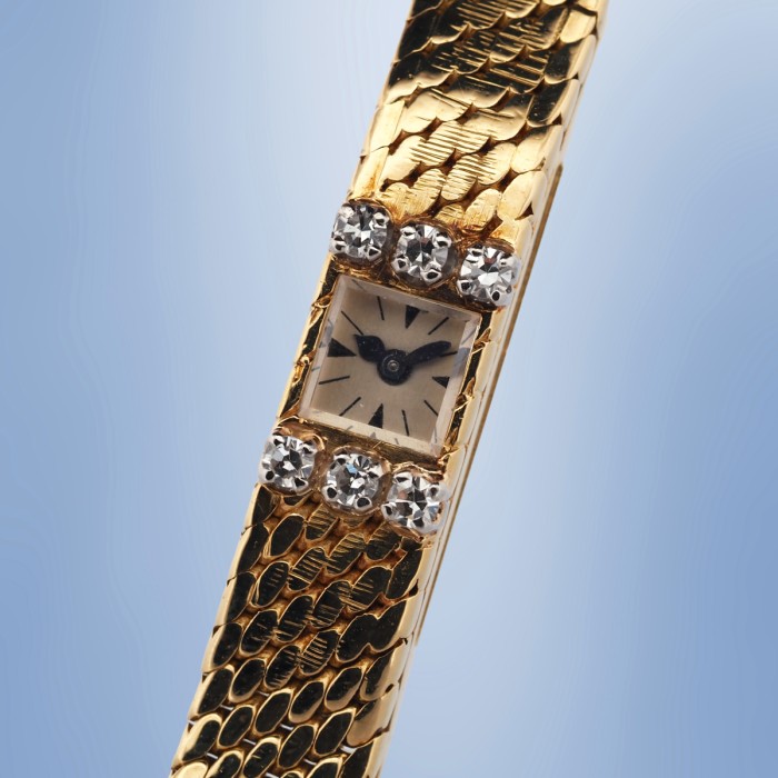 Jaeger-LeCoultre - JLC Calibre 101 montre Joaillerie Or Jaune 18cts et diamants