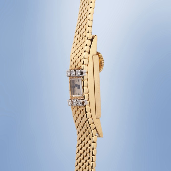 Jaeger-LeCoultre - JLC Calibre 101 montre Joaillerie Or Jaune 18cts et diamants