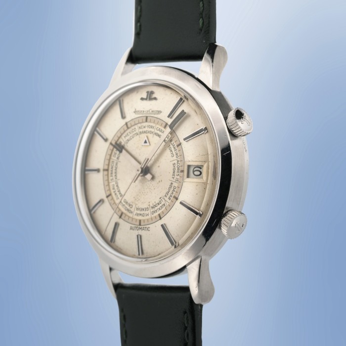 Jaeger-LeCoultre - Memovox WorldTime Alarm Vintage Circa 1960 Réf. E855
