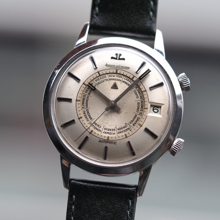 Jaeger-LeCoultre - Memovox WorldTime Alarm Vintage Circa 1960 Réf. E855