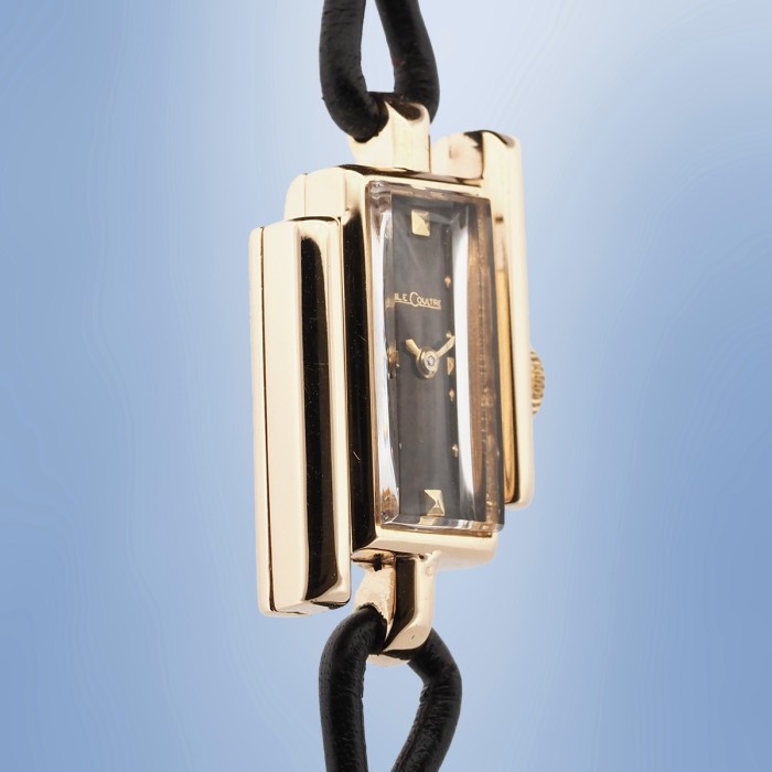 LeCoultre - Montre Bijou Vintage Mécanique Or Jaune 14cts Réf. 585