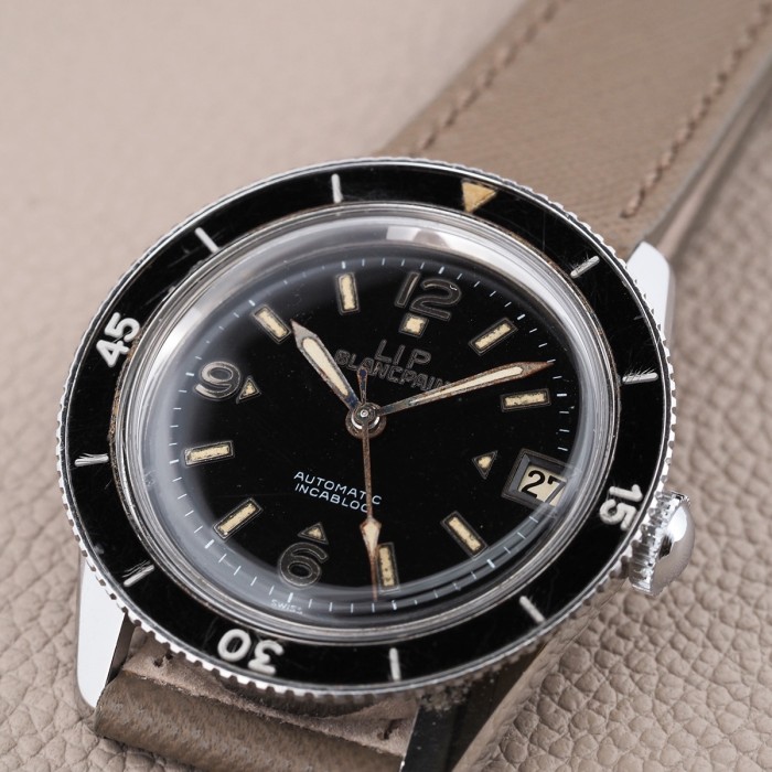 Blancpain LIP - Fifty Fathoms Automatic Incabloc Plongeuse Vintage Circa 1960