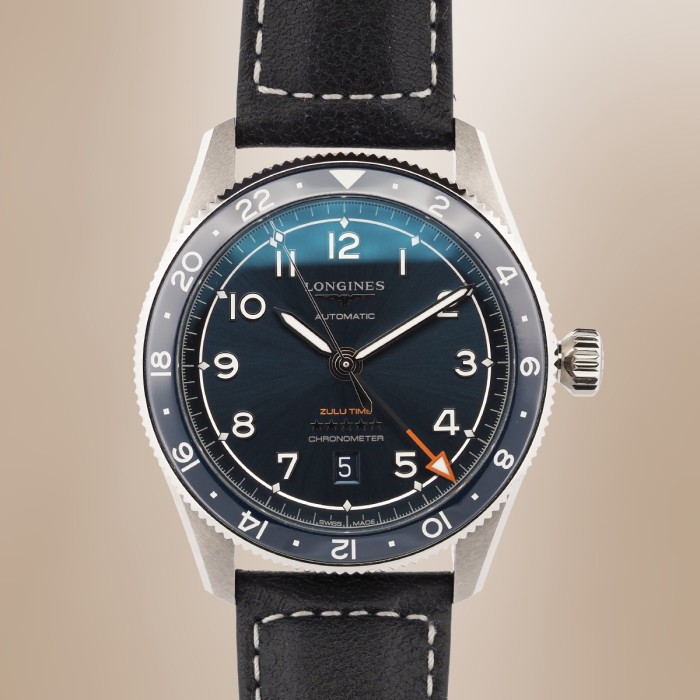 Longines - Spirit Zulu Time GMT Blue Full Set Réf. L3.812.4